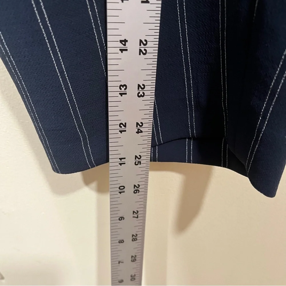 NWT Aritzia Wilfred Tie-Front (Jallade) Pant size 4 striped navy & white - Picture 5 of 12
